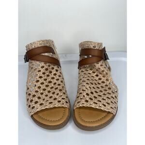 Blowfish Malibu Kids Brown And Gold Sandals